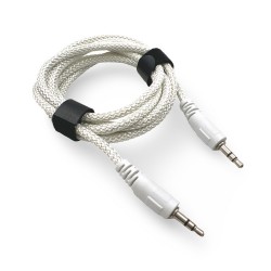 AUX-5 кабел за музика 1.5M - Бял
