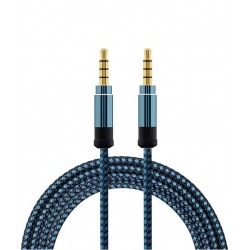 AUX-6 кабел за музика 1.5M - Син