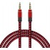 AUX-6 кабел за музика - Червен