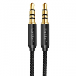 EARLDOM AUX10 Аудио Кабел 2m – Висококачествен 2-в-1 Кабел за Колона и Аудио Система