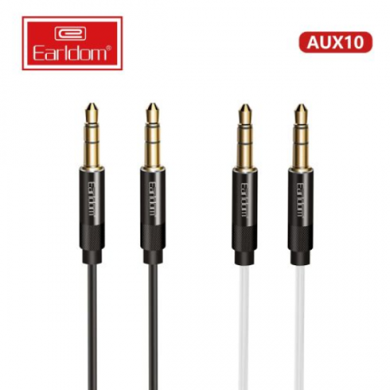EARLDOM AUX10 Аудио Кабел 2m – Висококачествен 2-в-1 Кабел за Колона и Аудио Система