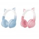 XO-BE38 Bluetooth слушалка Котешки уши Цветни RGB - Син