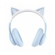 XO-BE38 Bluetooth слушалка Котешки уши Цветни RGB - Син