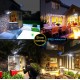 BK36 Преносима слънчева стенна лампа с индукционен мониторинг на хора, 35 SMD LED 36W