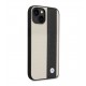 6680 BMW iPhone 14 & 13 Hardcase Backcover - Textured & Logo Stripe - Beige