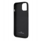 6680 BMW iPhone 14 & 13 Hardcase Backcover - Textured & Logo Stripe - Beige