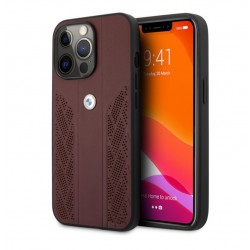 1870 BMW Hardcase iPhone 13 Pro - Perforated Curve - Red