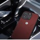 1870 BMW Hardcase iPhone 13 Pro - Perforated Curve - Red