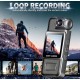 Мини Body Camera 1080P HD  L8 – Камера с въртящ се на 180° обектив, нощно виждане, дисплей и клипс за дрехи