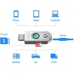EARLDOM ET-BR13 Bluetooth 5.3 аудио приемник 3.5 mm Aux приемник Стерео Говорете