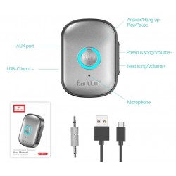 EARLDOM ET-BR16 Plug & Play Bluetooth 5.3 адаптер Hand-Free Call 3.5mm ,SD КАРТА