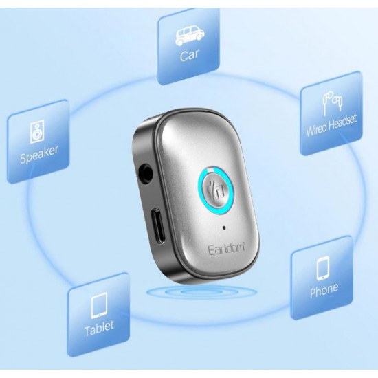 EARLDOM ET-BR16 Plug & Play Bluetooth 5.3 адаптер Hand-Free Call 3.5mm ,SD КАРТА