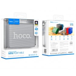 HOCO Безжичен  преносим високоговорител “BS51 Gold brick” - Сив