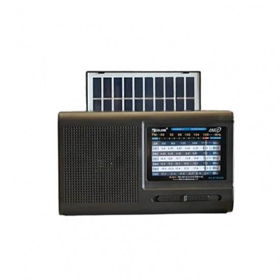 Golon RX-BT3050S Преносимо соларно радио с Bluetooth, USB/TF MP3 плейър и AM/FM/SW приемник