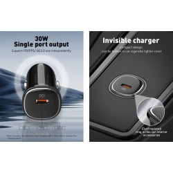 12V 2в1 C106 30W LDNIO Fast с 1изх. USB-C - Type-C към Type-C