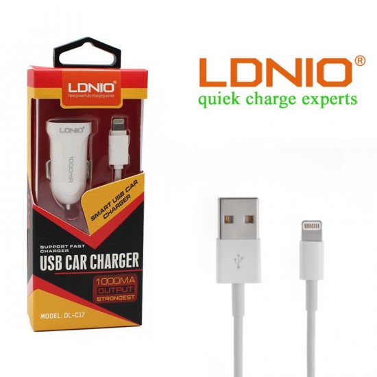 12V Зарядно LDNIO DL-C12 2.1A  Lightning