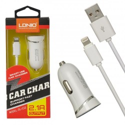 12V Зарядно LDNIO DL-C12 2.1A  Lightning