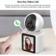 AI Интелигентна IP камера C30LM с дисплей, Wi-Fi, двупосочно аудио и нощно виждане