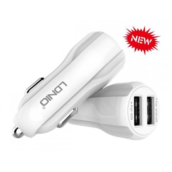 12V Зарядно 3.4A LDNIO C331 2 PORT USB към Lightning