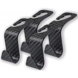 1бр. Закачлака карбонова за пликчета, чанти, дрехи и др. за кола YF888