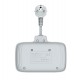 Разклонител LDNIO SE2435, 2 гнезда, CEE 7/3, 2500W, 1 x Type-C F, 3 x USB F, PD, QC, Бял