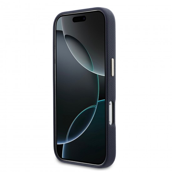 4795 GUESS HC  PU FW RESIN LOGO BLUE IP17 PRO MAX