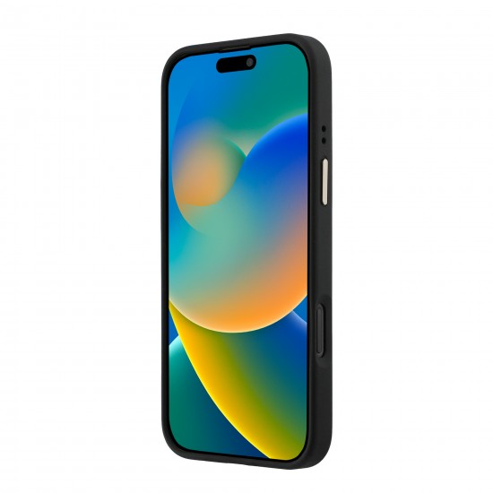 9667 GUESS HC MAGSAFE PU W/ PEONY HOT STAMP BEIGE IP16 PRO MAX