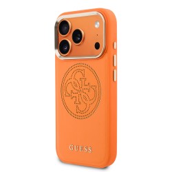 2708 GUESS HC MAGSAFE PU W/ PERFORATED 4G ORANGE IP17 / 18 PRO