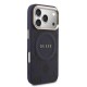 3261 GUESS HC MAGSAFE PU W/ PEONY HOT STAMP BLUE IP17 PRO