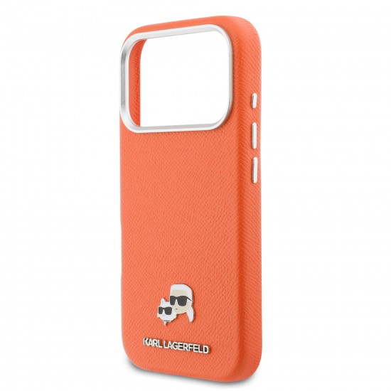 0136 KARL HC MAGSAFE PU FW W/ K&C HEAD PIN ORANGE IP17 PRO