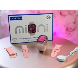 CN R10 Mini Smart Watch 38mm AMOLED (10 Series) – Компактен - Розов