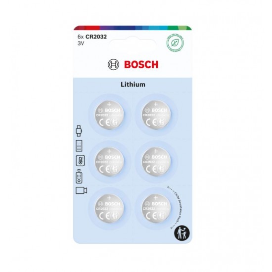 0452 Батерии Bosch Lithium CR2032 6-blister