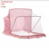 Комарник Среден 190*100*85cm, предпазване от всякакви бубулечки, комари и тн. - Розов
