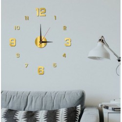 DC-163 Светещ модерен стенен часовник - Сив