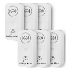 DH-18 Безжичен детектор за вода, 90 dB алармен сензор за течове и капки, подходящи за домашна кухня, тоалетна, под, захр. с бат