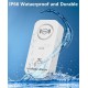 DH-18 Безжичен детектор за вода, 90 dB алармен сензор за течове и капки, подходящи за домашна кухня, тоалетна, под, захр. с бат