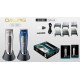 DALING DL-1220 Професионална акумулаторна и безжична машинка за подстригване Време на работа: 45 минути Тример за мъже и жени (СИВ)