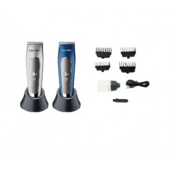 DALING DL-1220 Професионална акумулаторна и безжична машинка за подстригване Време на работа: 45 минути Тример за мъже и жени (СИВ)