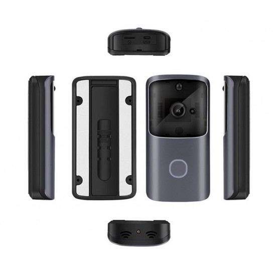 M10 Безжичен WiFi звънец със смарт камера 720P 2.4G IR нощно виждане