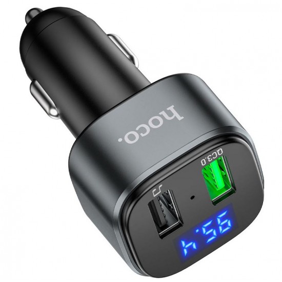 HOCO E67 FM Трансмитер с Bluetooth 2USB (18W, 3.0A)