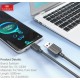 EARLDOM кабел EC183C 2.4A USB към Type-C (1M) - Бял