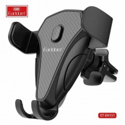 EARLDOM EH151 Стойка за кола с монтаж на решетката на въздуховода, черна