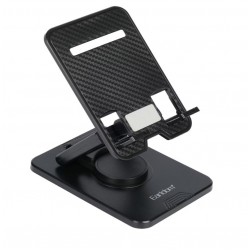 EARLDOM EH187 Сгъваем въртящ се настолен държач (Черeн)