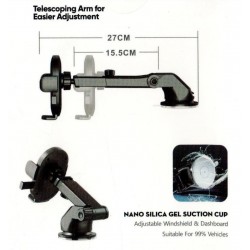 EARLDOM EH195 Стойка за кола с монтаж върху стъкло и табло