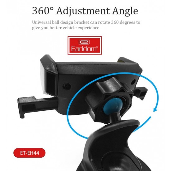 EARLDOM EH44 стойка за кола със свободно въртене на 360 градуса (черно и жълто)