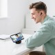 HOCO EQ100 AI Bluetooth слушалки с превод в реално време, 134 езика, App, Bluetooth 5.4
