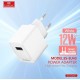 EARLDOM ES-EU43 (EU) USB-A Адаптер 2.4A(12W), бяло