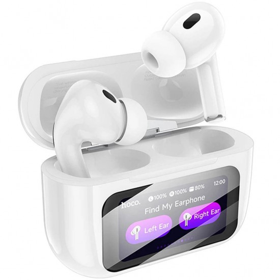 HOCO EW72 Lite Soar Безжични TWS Bluetooth Слушалки с Тъч Управление – Бели
