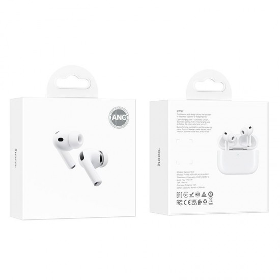 HOCO EW97 ANC A PRO Type Истински безжични стерео слушалки (бели)