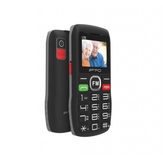 Мобилен телефон IPRO F189+БГ МЕНЮ/2G/32MB+32MB/0.3MP/1.77 инча/800mAh/Фенер/SOS/Dual SIM - Черен